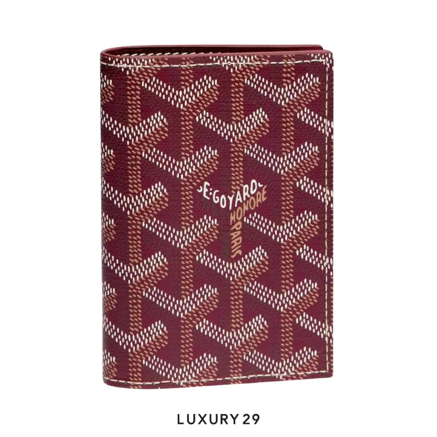 Goyard Saint-Marc Card Wallet Burgundy