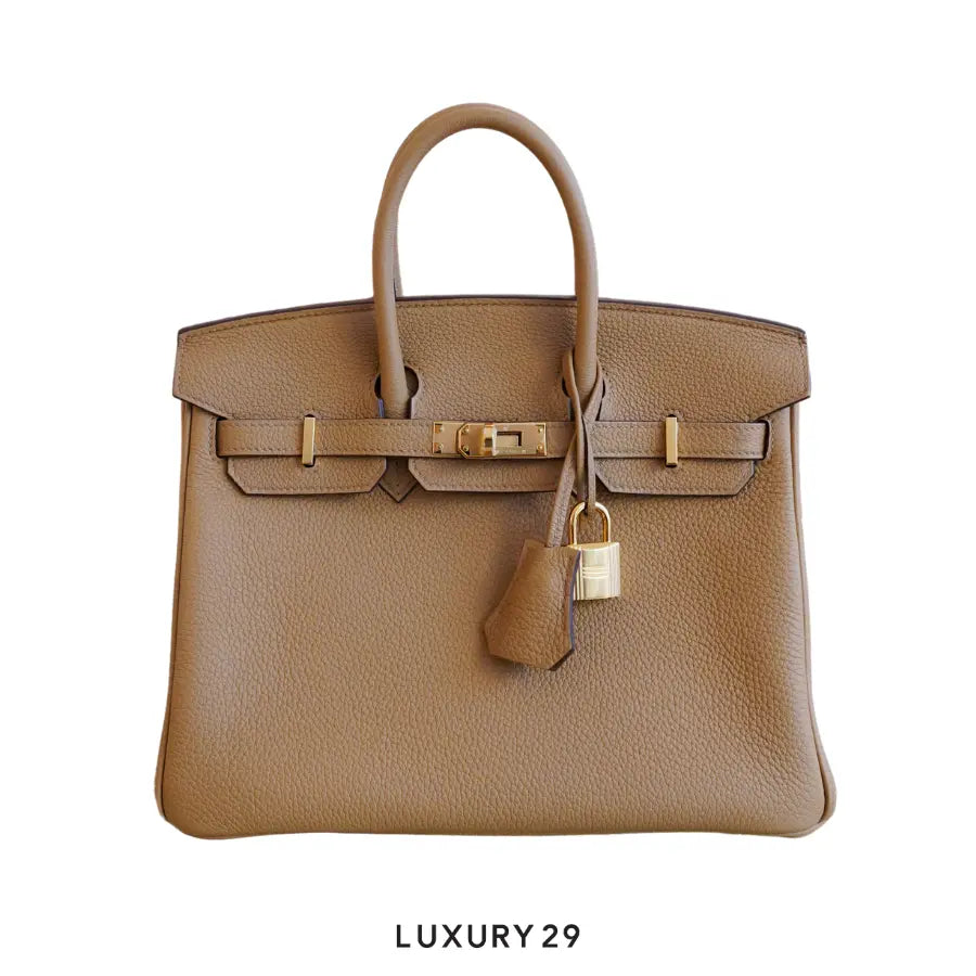 Hermes Birkin 25 Chai toffee Togo Gold Hardware / B Stamp (2023)