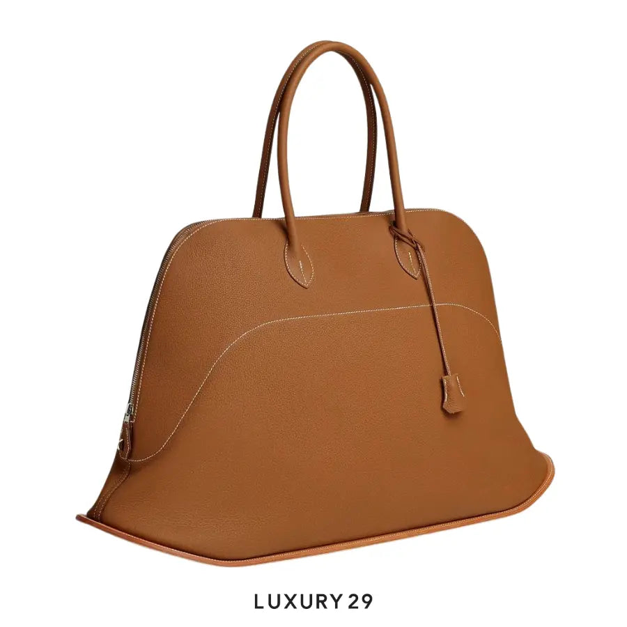 Hermes Bolide skate 65 bag Gold / Naturel Sable / Multicolore HERMES