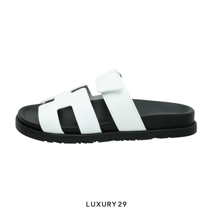 Hermes Chypre sandal Blanc HERMES