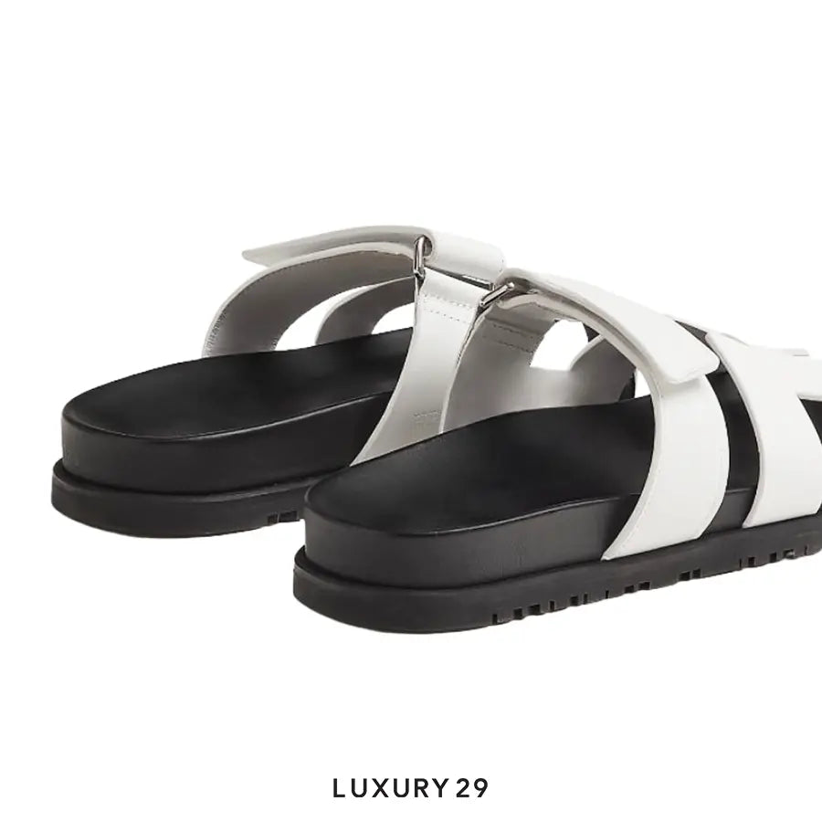 Hermes Chypre sandal Blanc HERMES