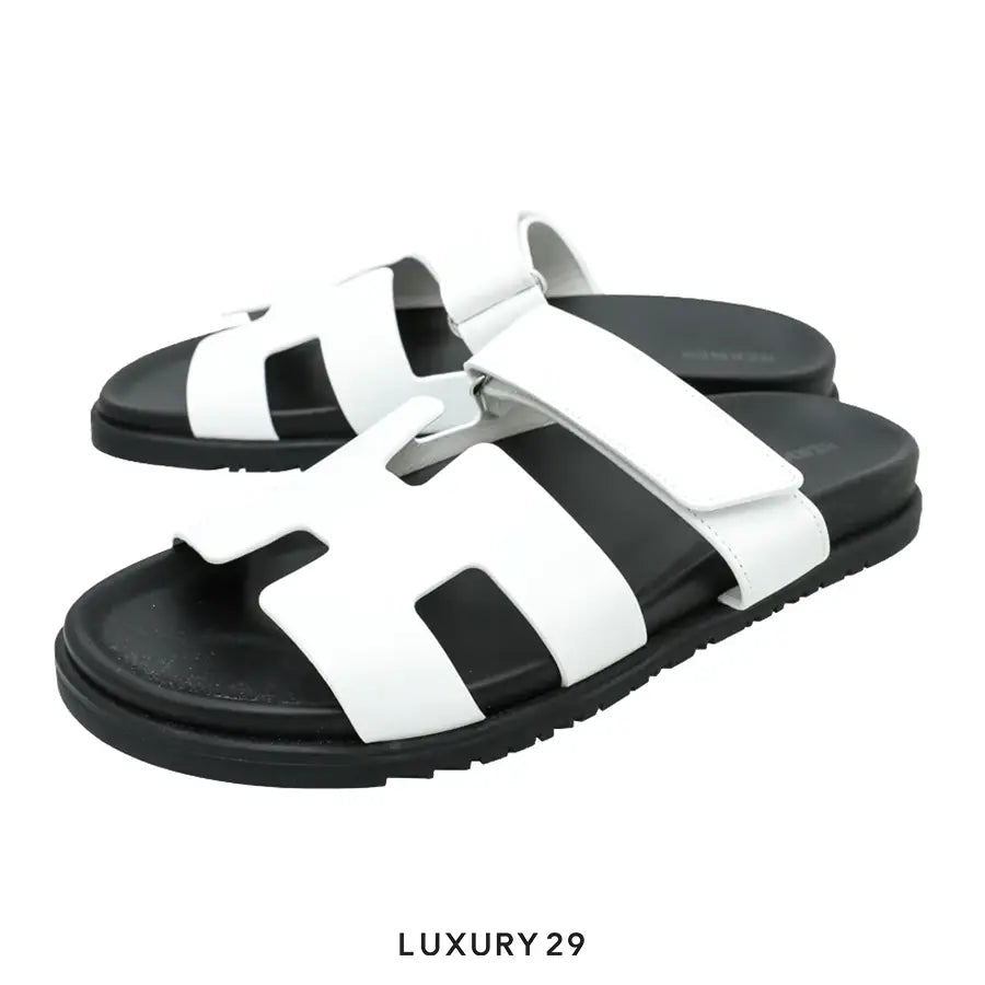 Hermes Chypre sandal Blanc HERMES