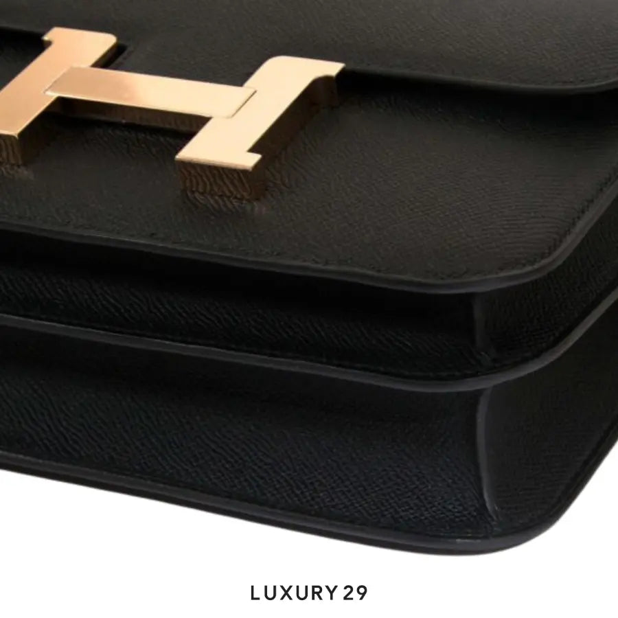 Hermes Constance III Miroir Veau Epsom Noir HERMES