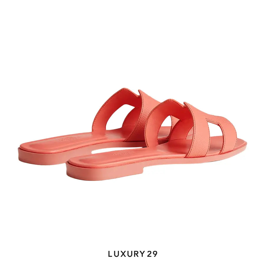 Hermes  Oran Sandal Orange HERMES