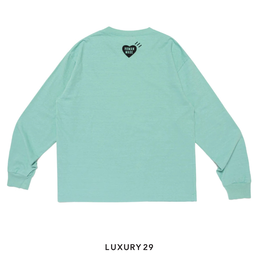 Human Made Graphic L/S T-Shirt Mint HUMAN MADE