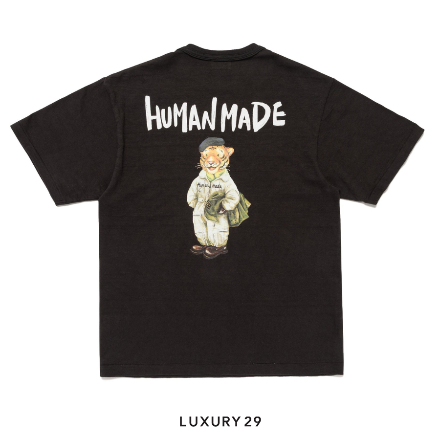 HUMAN MADE Classic T-Shirt Tiger Black HUMAN MADE