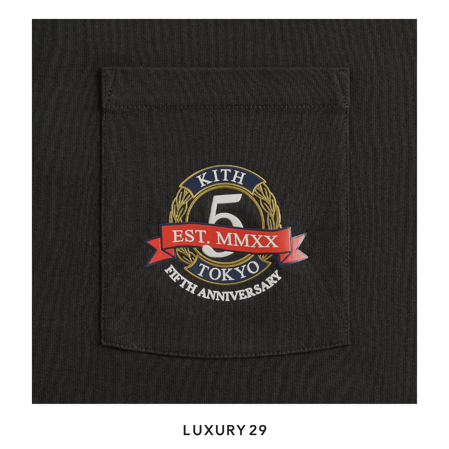 Kith Tokyo 5 Year Anniversary Pocket Tee Black KITH