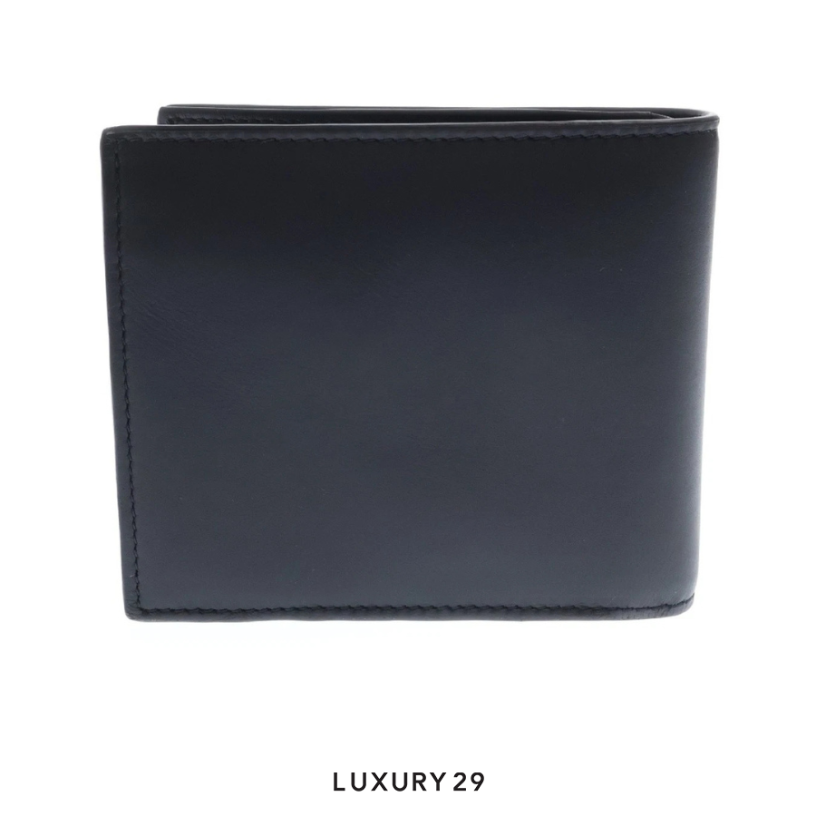 LOEWE Signature bi-fold coin wallet Black Gray LOEWE
