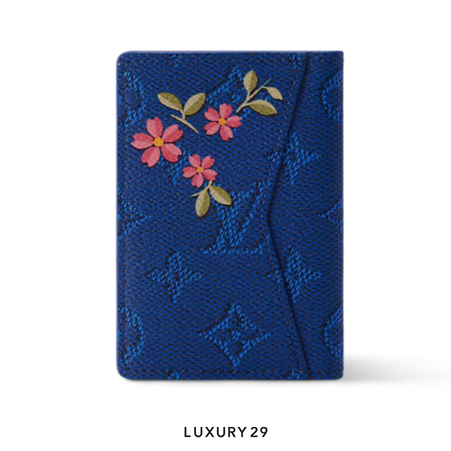 LOUIS VUITTON LV Pocket Organizer Wallet blue
 Monogram Canvas LOUIS VUITTON