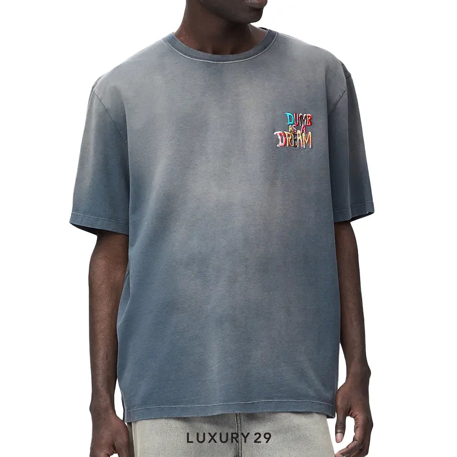 Loewe Loose fit T-Shirt in Cotton Blue/Multicolor LOEWE