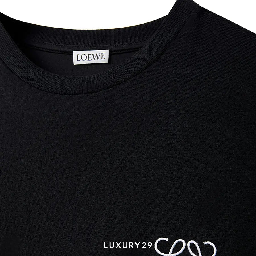 Loewe Regular fit T-shirt in cotton Black LOEWE