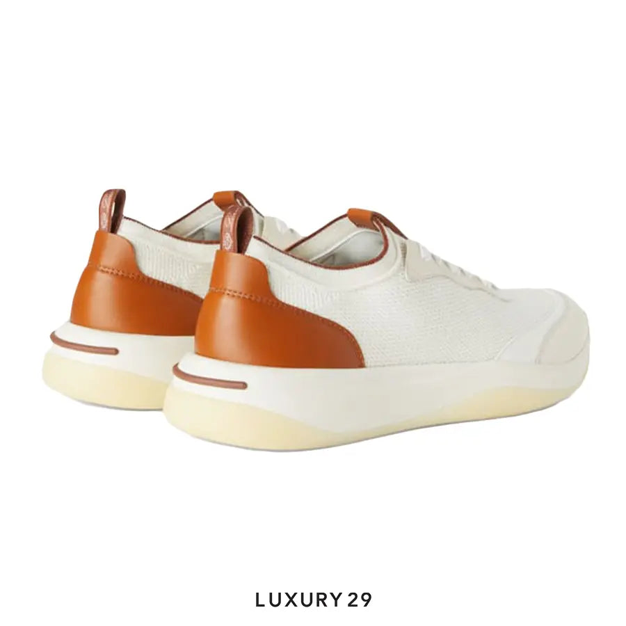 Loro Piana 410 LP Walk Wish Sneakers Virgin Wool - Storm System White(M) LORO PIANA