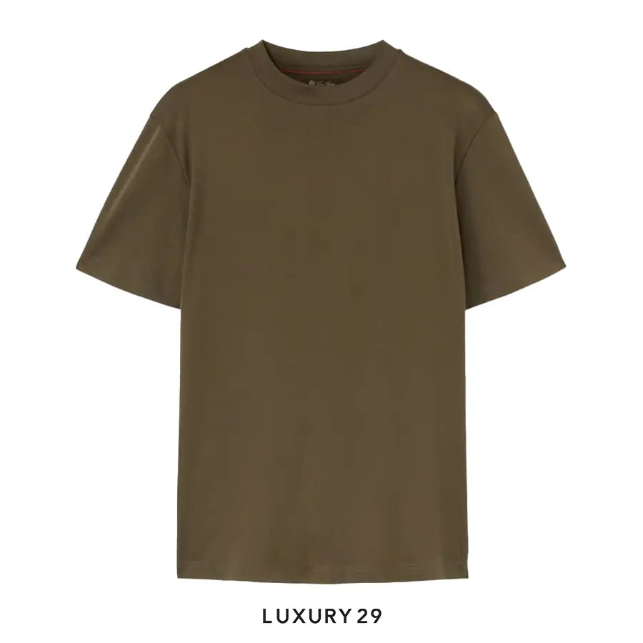 Loro Piana T-Shirt Cotton Coal Green