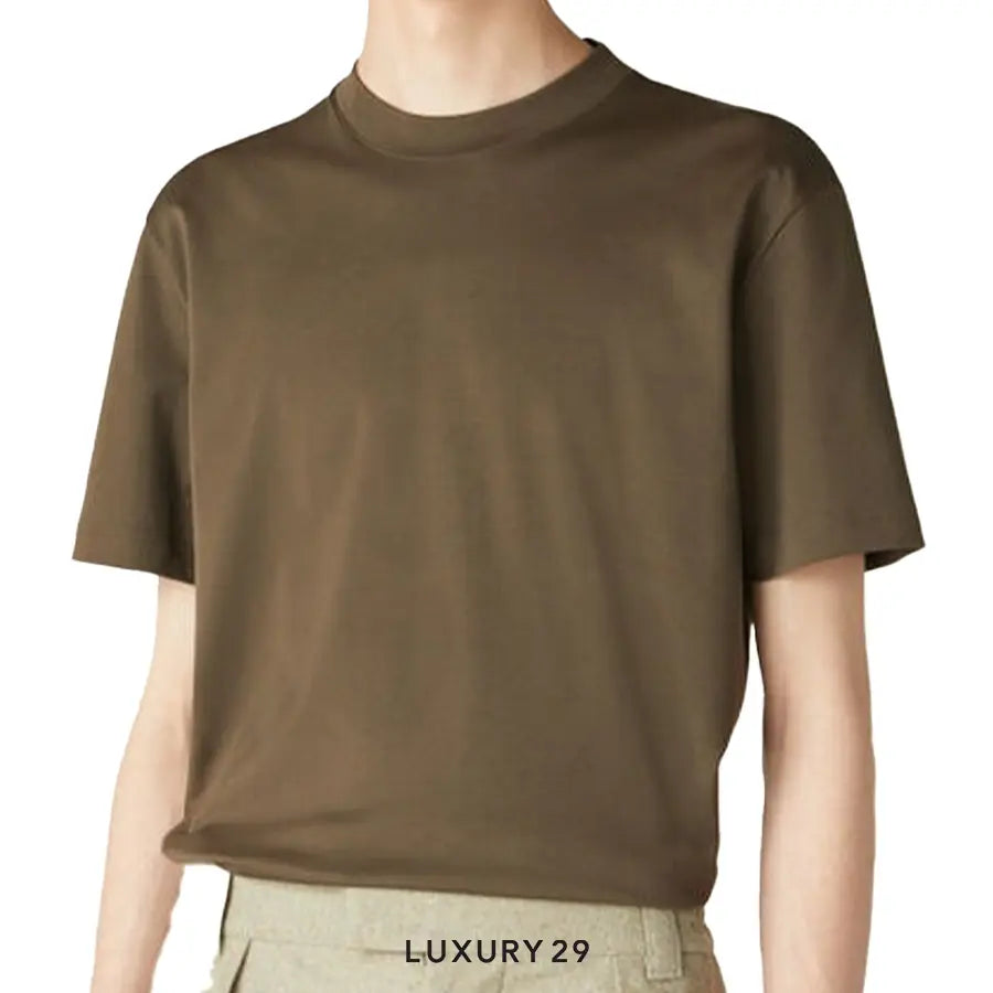 Loro Piana T-Shirt Cotton Coal Green LORO PIANA