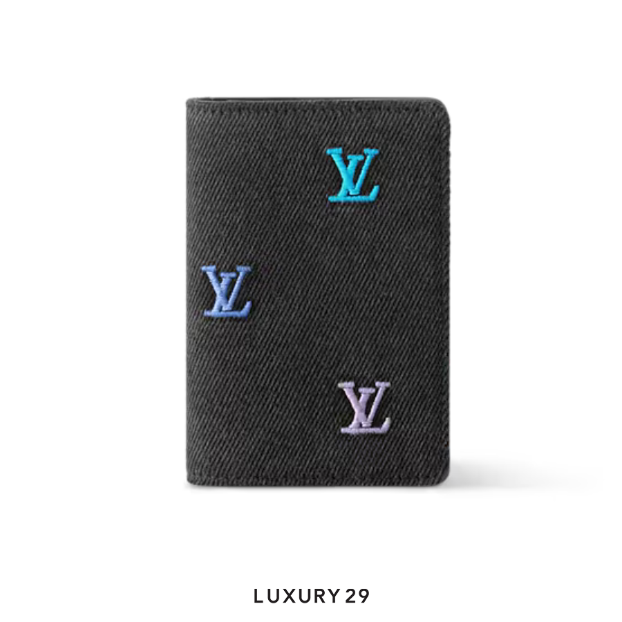 Louis Vuitton LV Pocket Organizer LV Blason Denim Gradient Blue LOUIS VUITTON