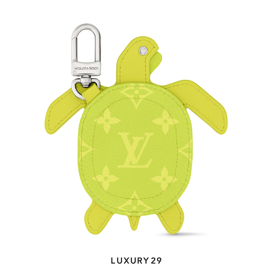 Louis Vuitton LV Turtle Pouch Bag Charm Green LOUIS VUITTON