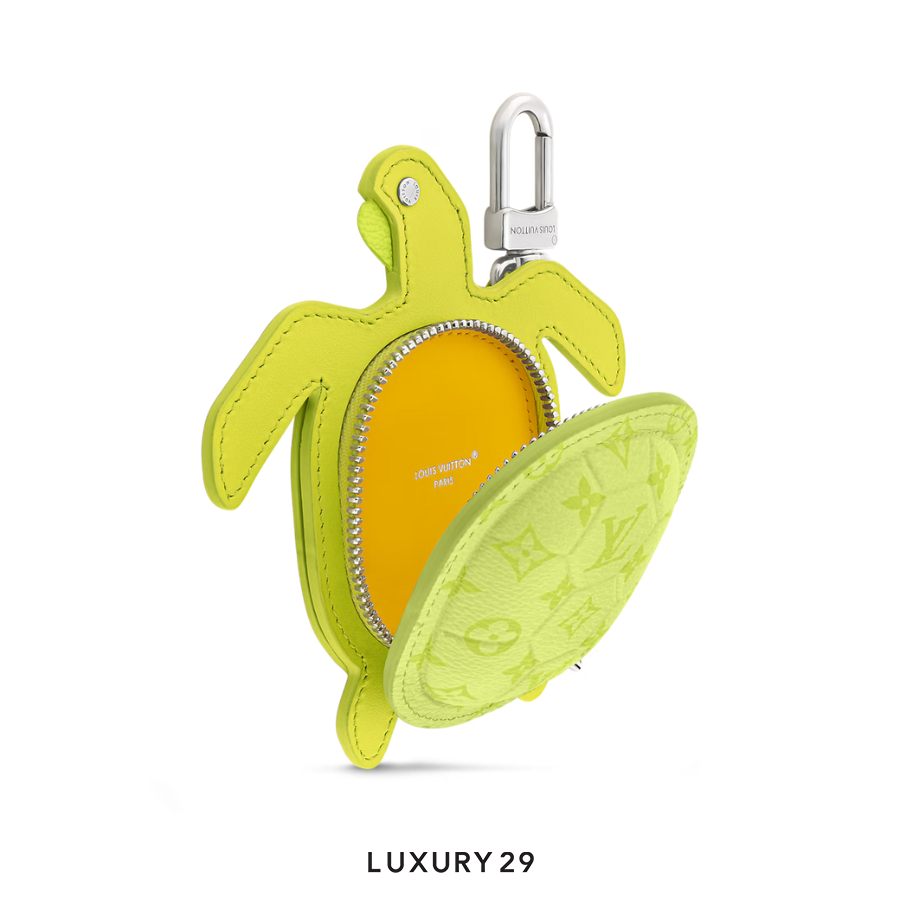 Louis Vuitton LV Turtle Pouch Bag Charm Green LOUIS VUITTON