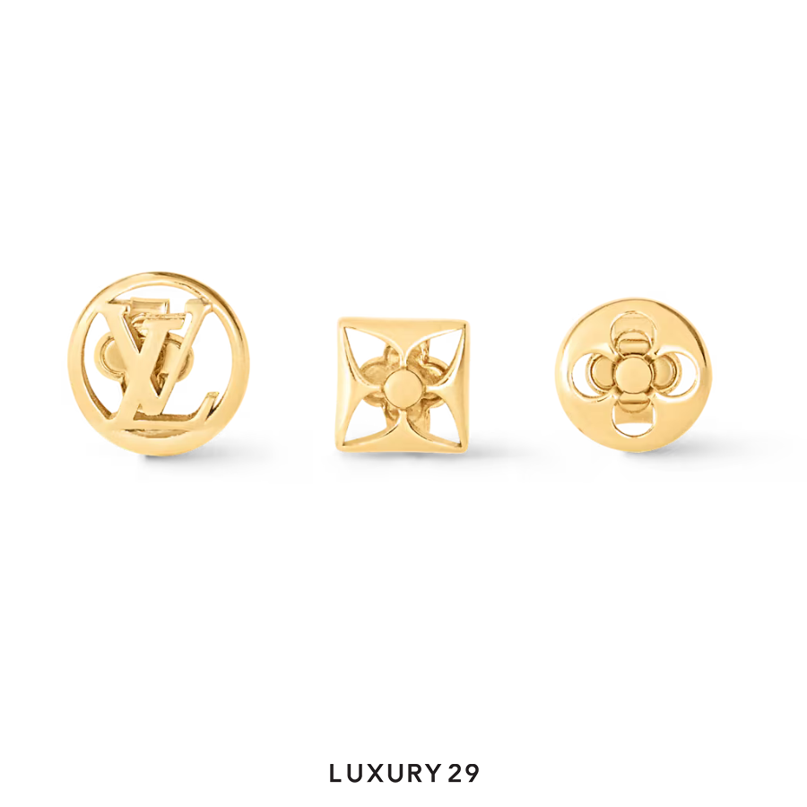 Louis Vuitton LV Crazy in Lock Earring Set Gold LOUIS VUITTON