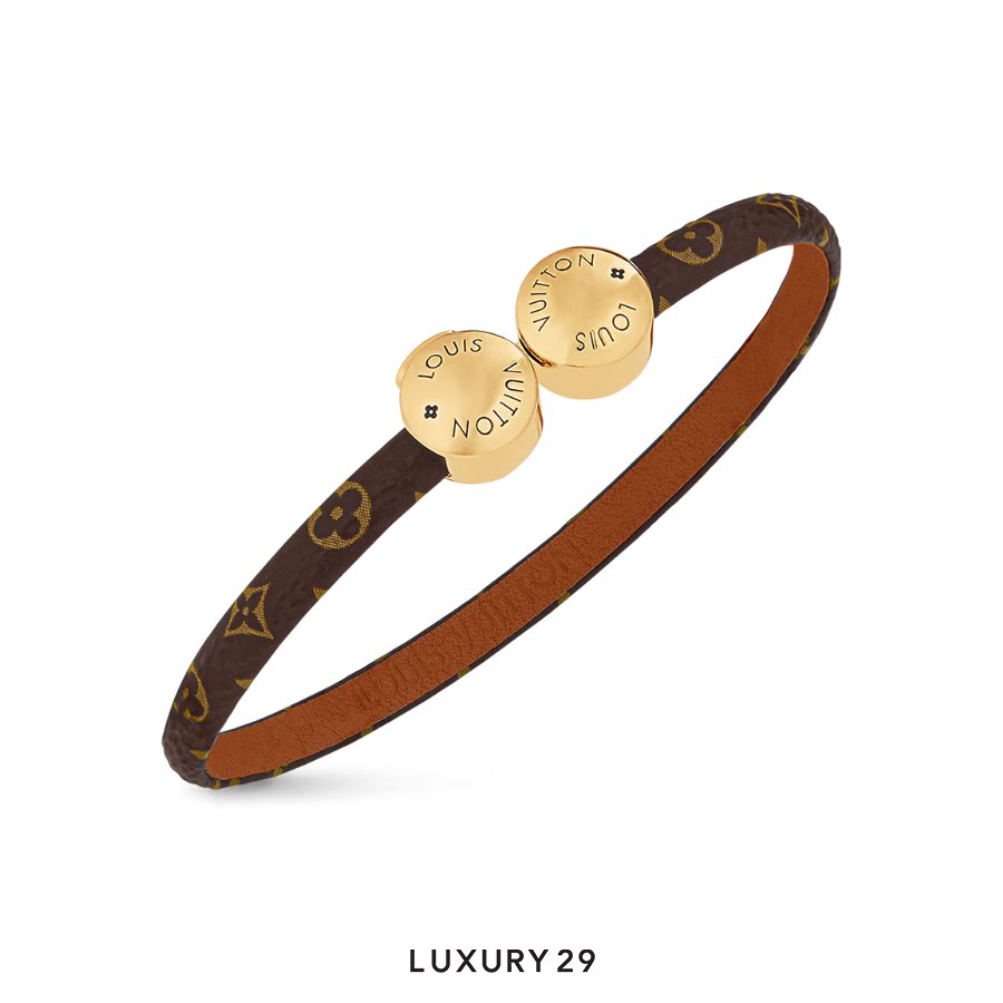 Louis Vuitton LV Historic Mini Monogram Bracelet Brown LOUIS VUITTON