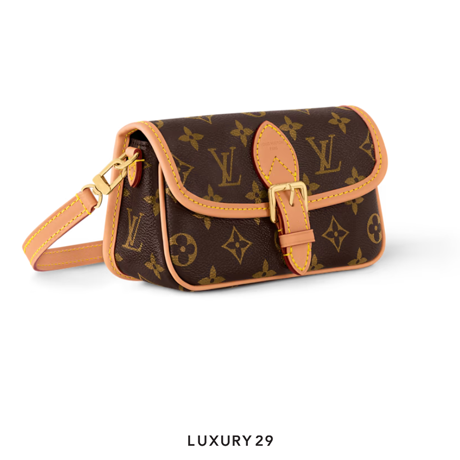 Louis Vuitton LV Nano Diane bag Monogram Canvas Brown LOUIS VUITTON
