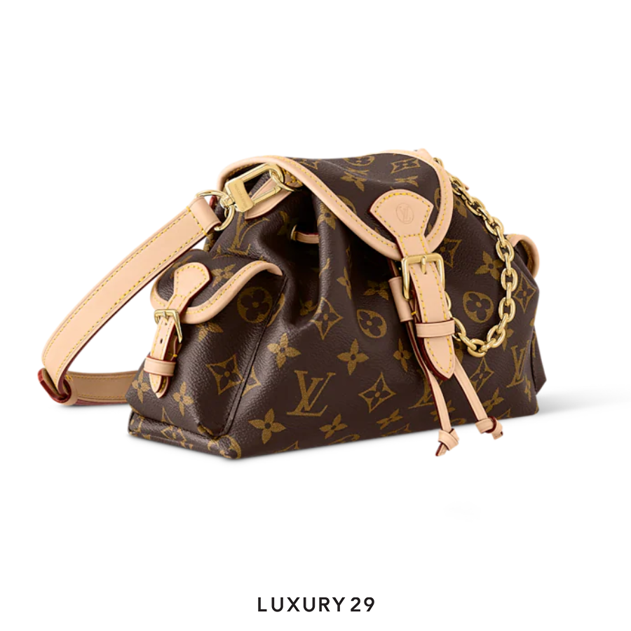 Louis Vuitton LV Odyssee bag Canvas Decorated with cowhide leather Brown LOUIS VUITTON