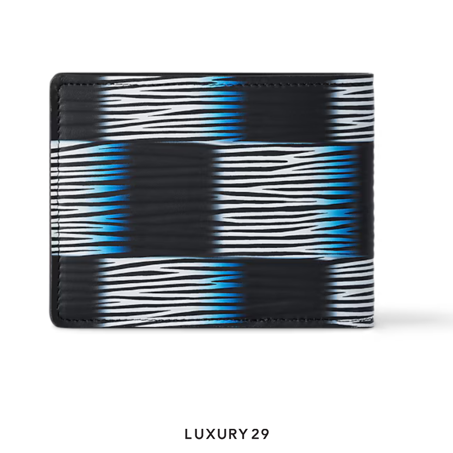 Louis Vuitton LV Slender Leather Wallet Men's Dark Blue Moon LOUIS VUITTON