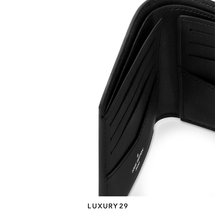 Louis Vuitton LV Slender Leather Wallet Men's Dark Blue Moon LOUIS VUITTON