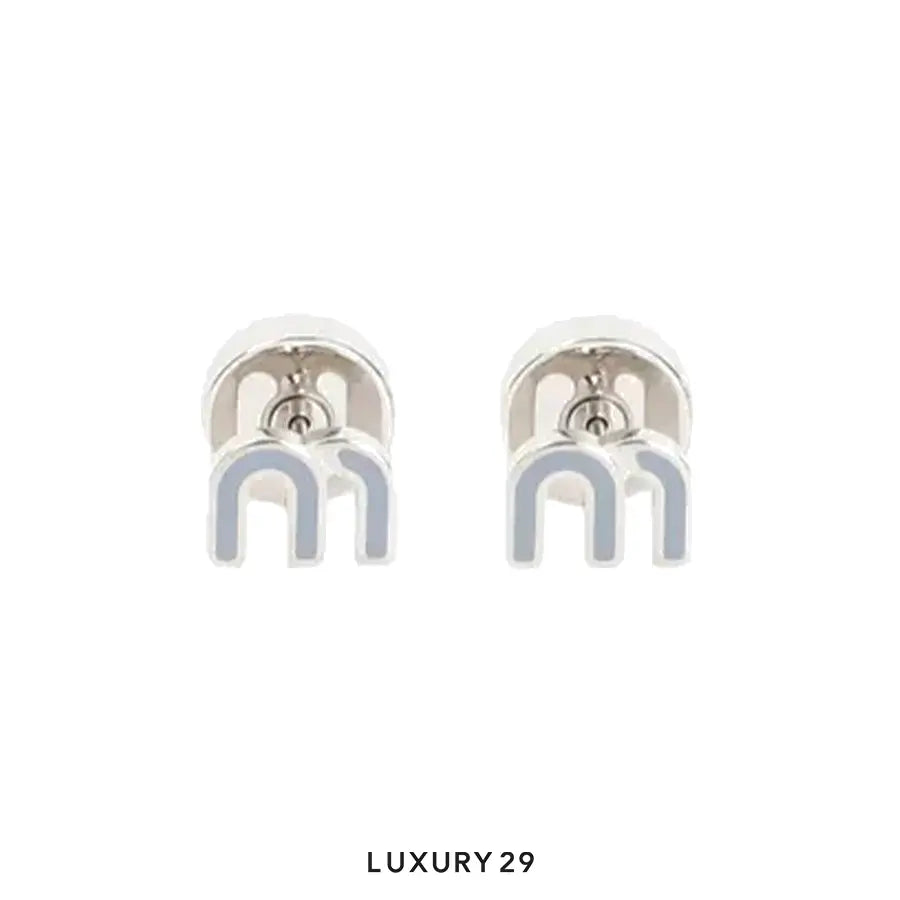 Miu Miu Enameled metal earrings Fiordaliso