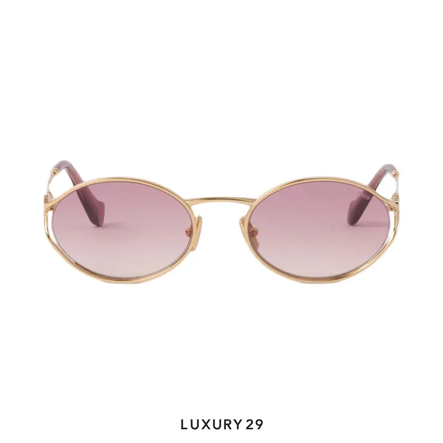 Miu Miu Logo sunglasses Lenses Rosa
