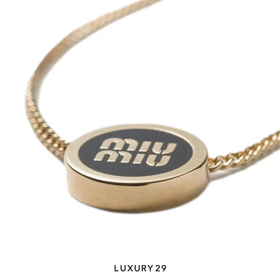Miu Miu Metal necklace Nero MIU MIU