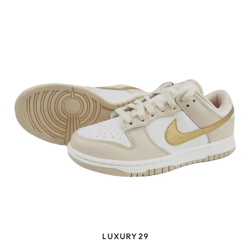 Nike Dunk Low Phantom Metallic Gold (Women's)(W) NIKE