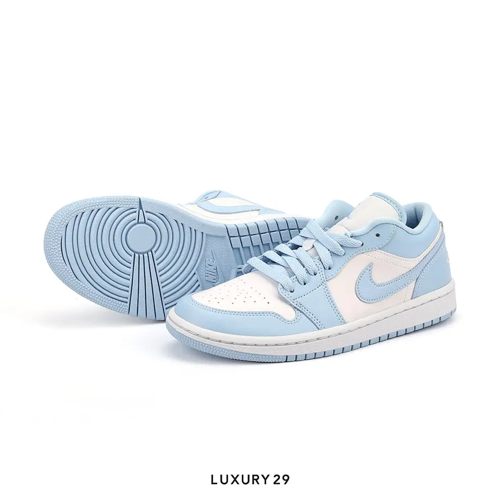 Nike Jordan 1 Low White Ice Blue (Women's)(W) NIKE