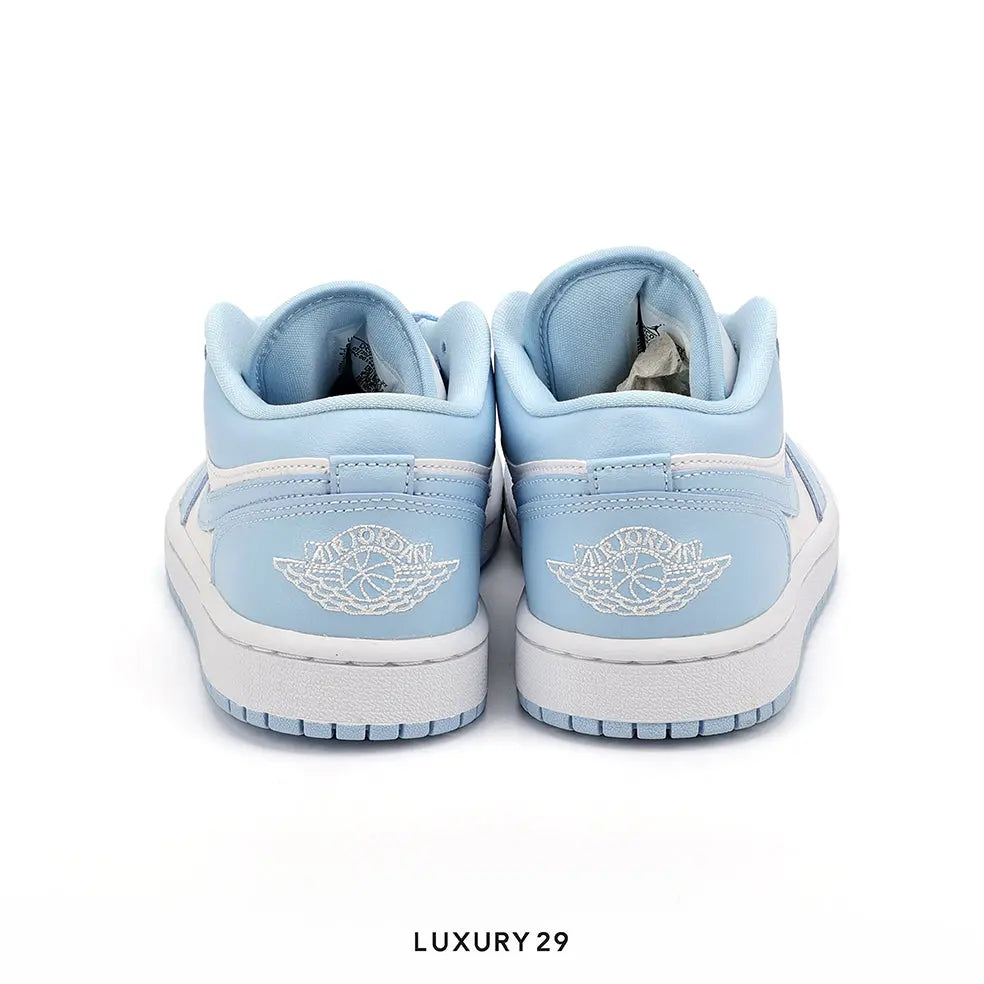 Nike Jordan 1 Low White Ice Blue (Women's)(W) NIKE