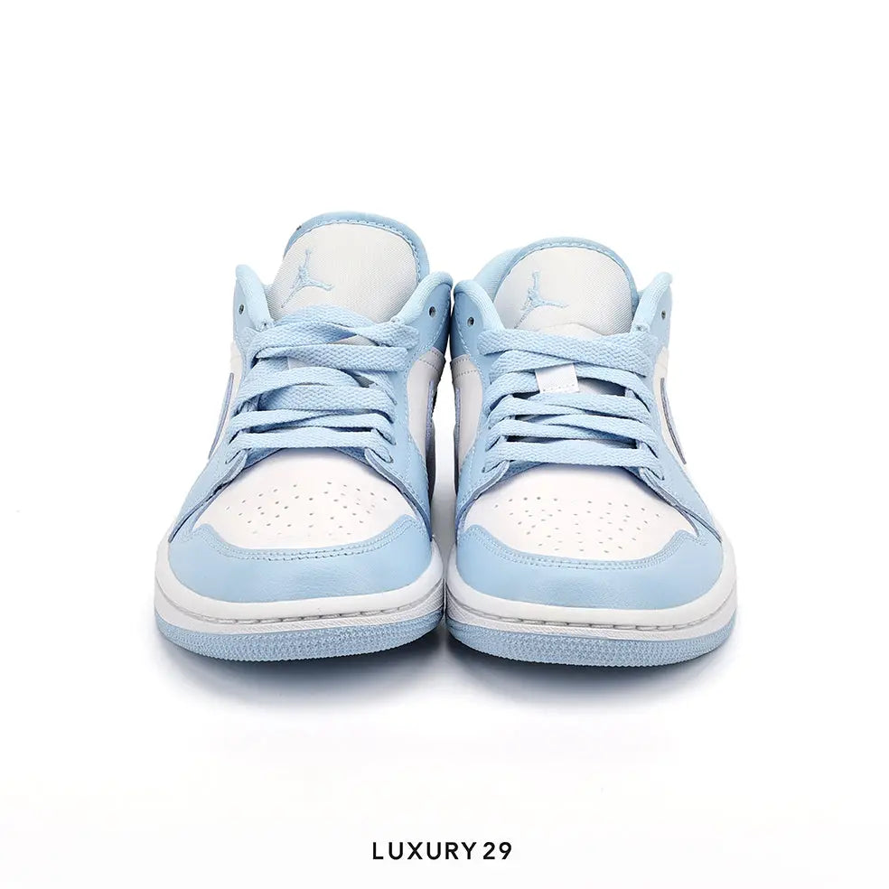 Nike Jordan 1 Low White Ice Blue (Women's)(W) NIKE
