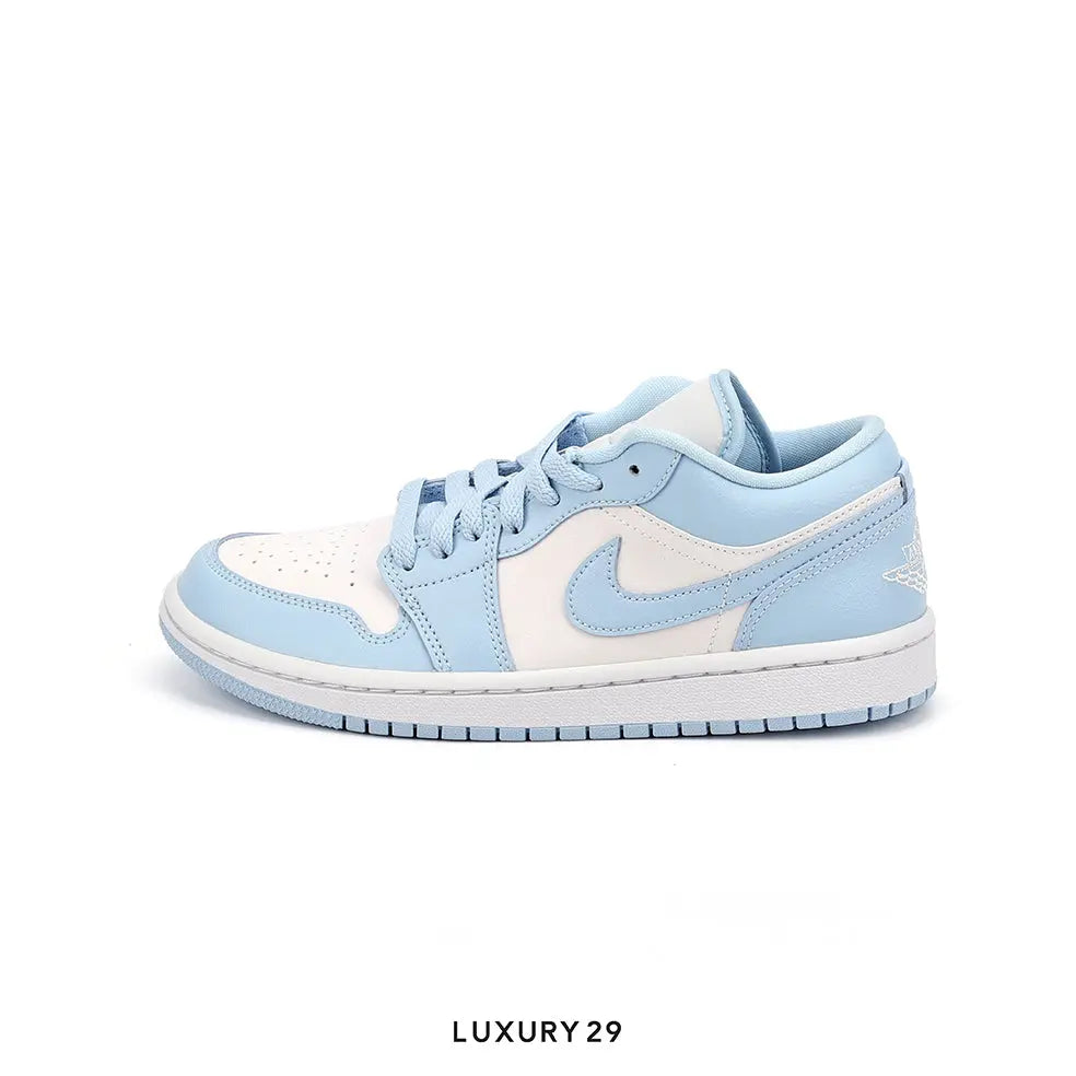 Nike Jordan 1 Low White Ice Blue (Women's)(W) NIKE