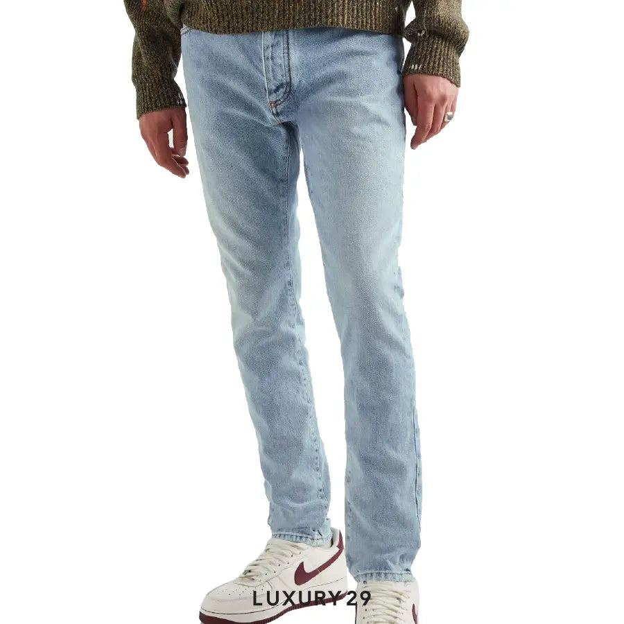 Palm Angels Logo Printed Straight-Leg Jeans PALM ANGELS