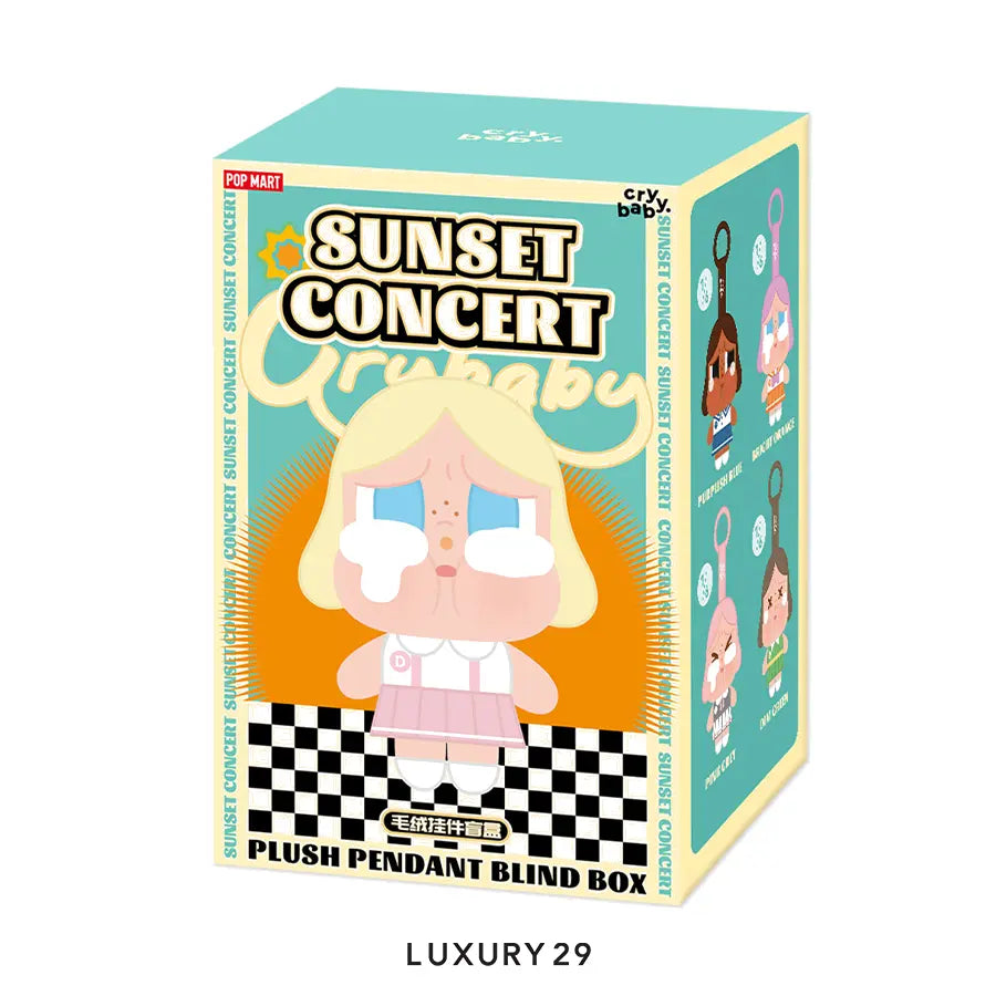 POP MART CRYBABY Sunset Concert Series-Plush Pendant Blind Box