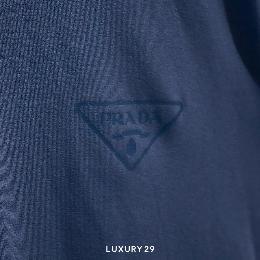 Prada Girocollo M/C Cotone STR+RE-NYLON PIUMA AVIAZIONE PRADA