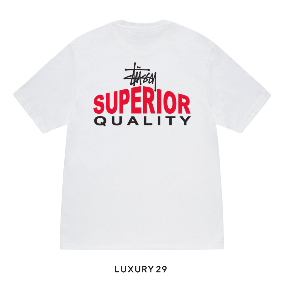 STUSSY SUPERIOR QUALITY TEE WHITE STUSSY