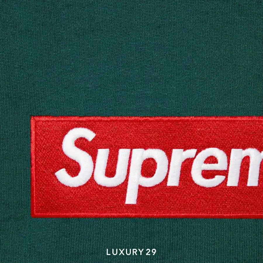 Supreme Box Logo Crewneck (FW22) Dark Pine SUPREME