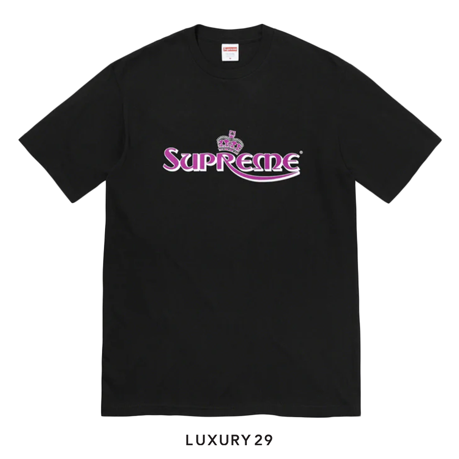 Supreme Crown Tee Black