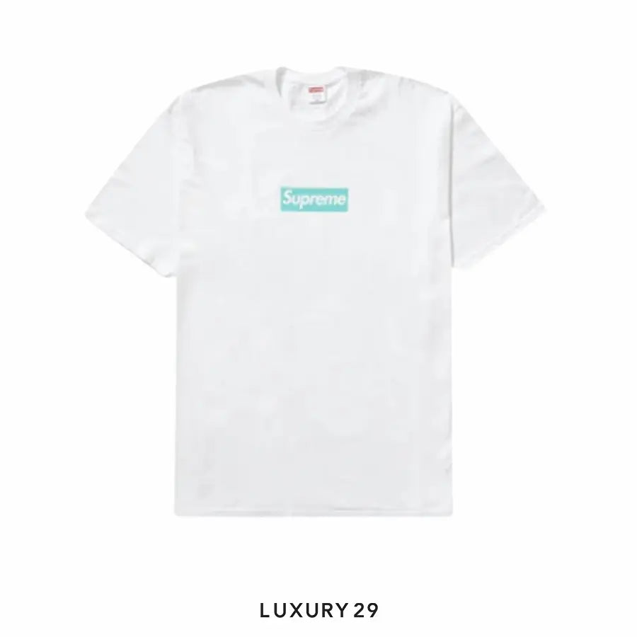 Supreme x Tiffany & Co. Box Logo Tee 'White' SUPREME