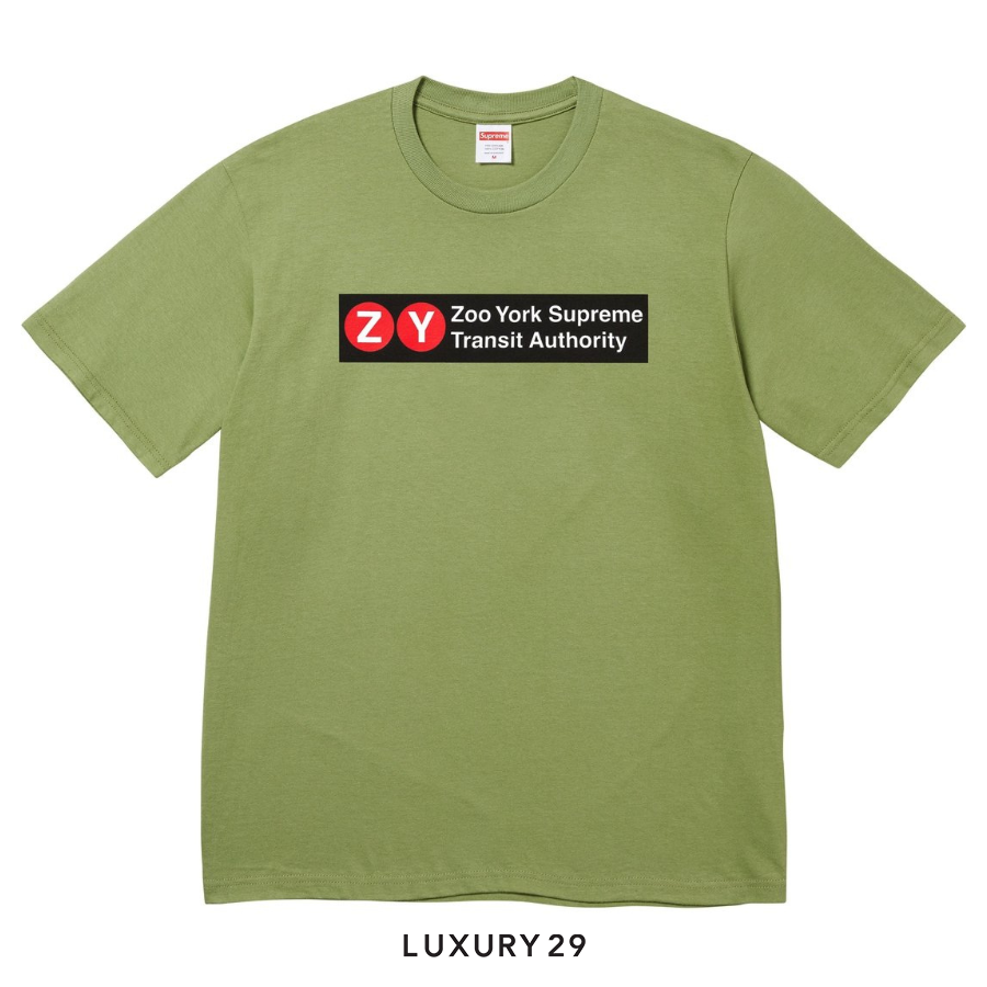 Supreme x Zoo York Transit Tee Moss SUPREME