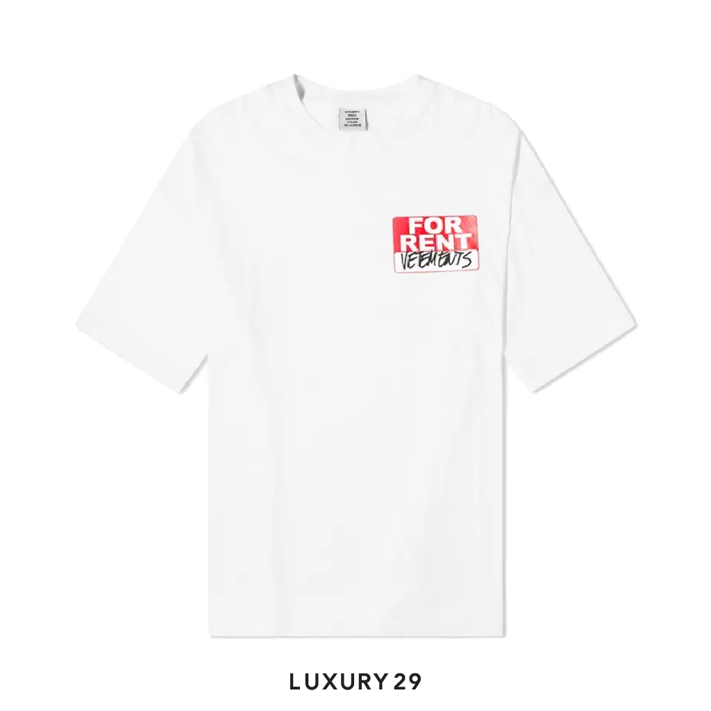 Vetements For Rent Crewneck T-Shirt White VETEMENTS