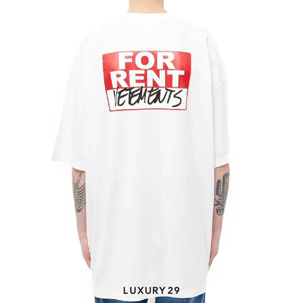 Vetements For Rent Crewneck T-Shirt White VETEMENTS
